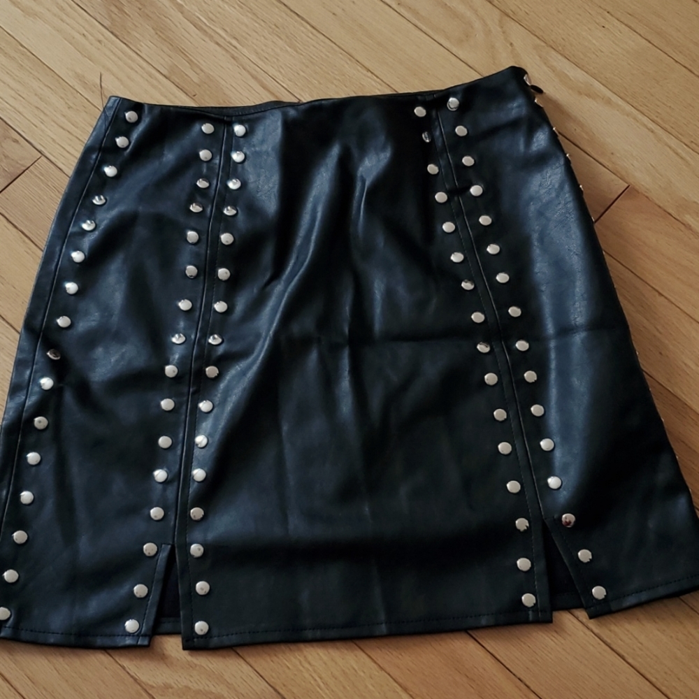 Faux Leather skirt
